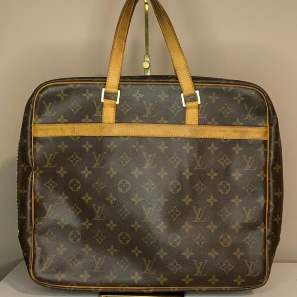 Louis Vuitton Porte Documents Top Handle Briefcase in Monogram Canvas 14" x 13" - Picture 10 of 15